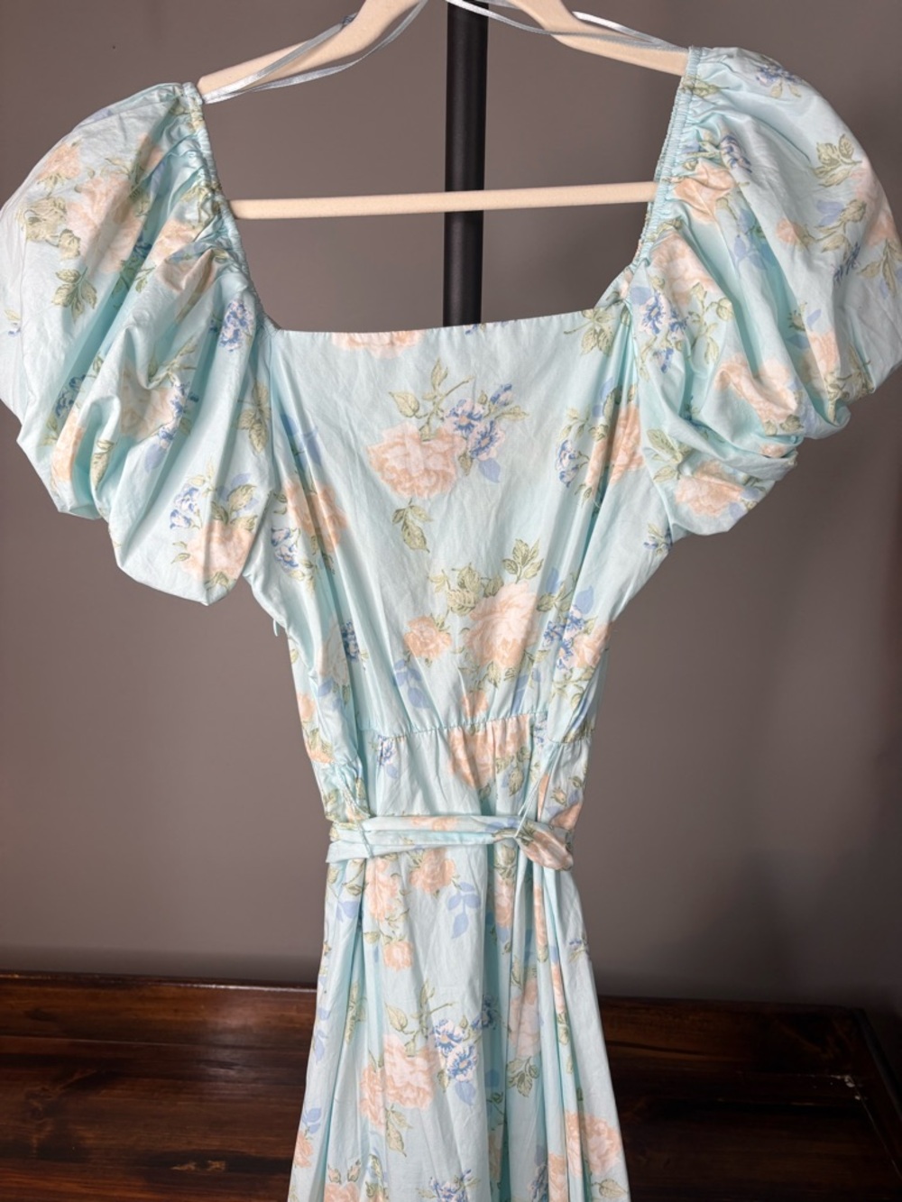 Love Shack Fancy for Target Floral Blue Maxi Dress - Picture 7 of 9